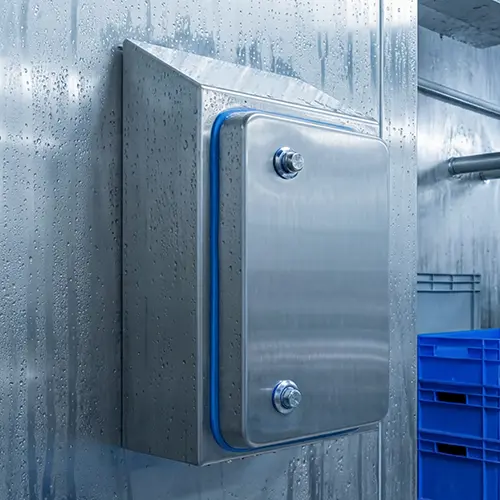 Hygienic IP69K Enclosures for a Food & Beverage Processing Line