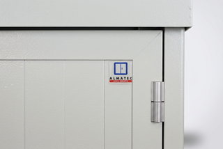 Double Wall Aluminium Electrical Cabinet Hinge Detail