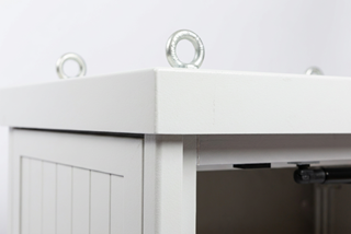 Double Wall Aluminium Electrical Cabinet Roof Detail