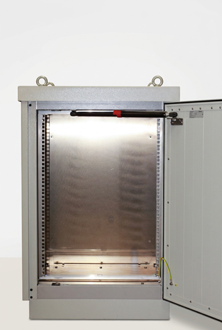 Double Wall Aluminium Electrical Cabinet Open