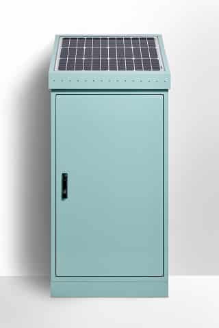 Field Cabinet with Solar Panel