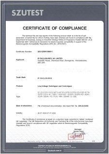 IP Enclosures Certificate – UKCA