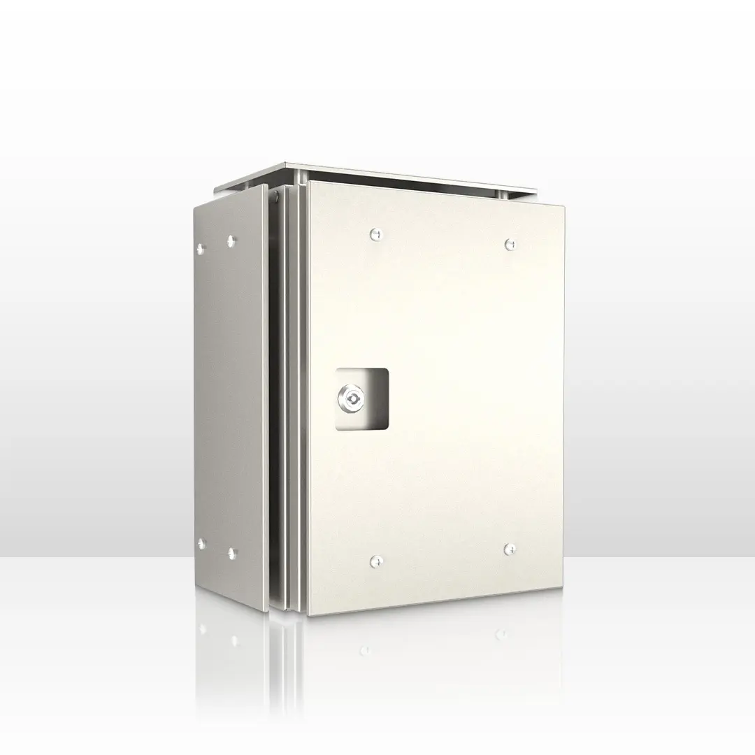 IP-SS403020SUN-Electrical-Enclosures-with-Sun-Shields IP-SS403020SUN-01 Stainless Steel Electrical Enclosures with Sun Shields