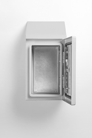 Sloped Roof Enclosure Grey