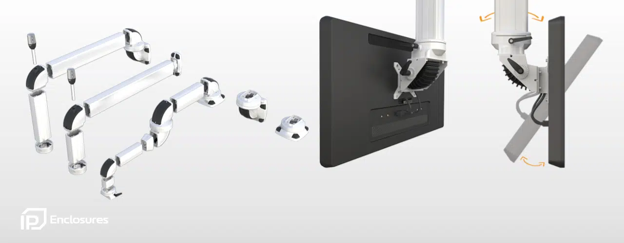 Support Arm Systems for Electrical Enclosures | IP Enclosures